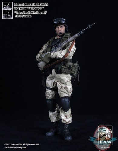 憧れ 1/6 Delta Force Marksman Task Force Ranger | Man of Action ミリタリー