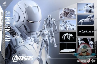  Iron Man Mark VII Sub-Zero Version 1/6 Scale Figure Hot Toys 