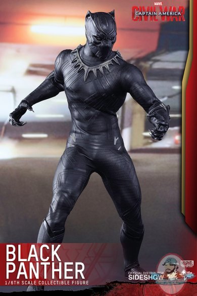 1/6 Captain America: Civil War Black Panther Figure Hot Toys 902701