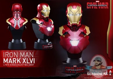 1/6 Iron Man Mark XLVI Bust Captain America: Civil War Sideshow
