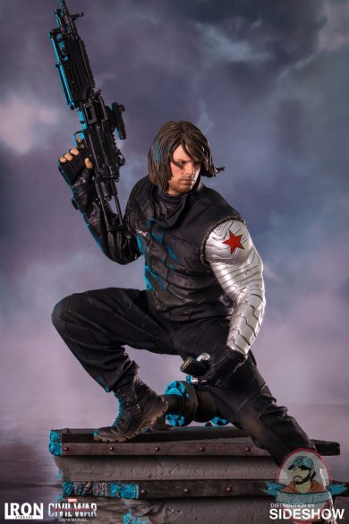 Marvel 1/4 Scale Winter Soldier Captain America Statue Iron Studios