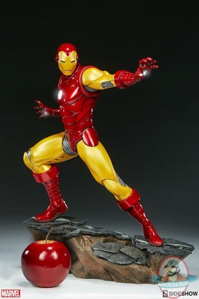 1/5 Iron Man Avengers Assemble Statue Sideshow 200354 Used JC