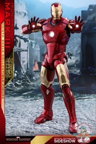 1/4 Scale Iron Man Iron Man Mark III Deluxe Hot Toys 903412
