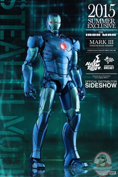 1/6 Iron Man Mark III Stealth Mode Version Movie Masterpiece Hot Toys