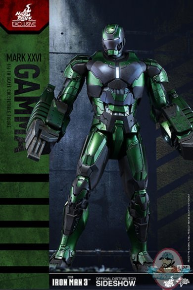 1/6 Iron Man Mark XXVI Gamma Movie Masterpiece Exclusive Hot Toys 