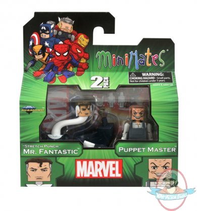 Marvel Minimates Series 48 Mr. Fantastic & Puppet Master 2 Pack