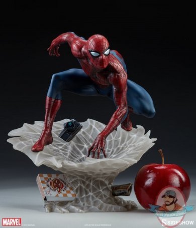 Marvel Spider-Man Statue Mark Brooks Sideshow 200508 Used JC