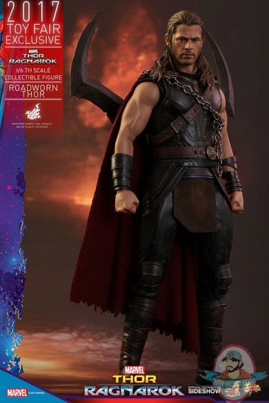 1/6 Scale Movie Masterpiece Roadworn Thor Figure Hot Toys 903091