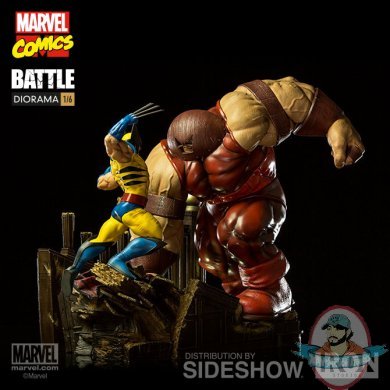 1/6 Scale Wolverine vs Juggernaut Battle Diorama Iron Studios