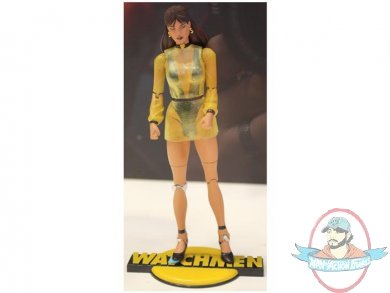 DC Watchmen Silk Spectre Club Black Freighter Action Figure by Mattel USED