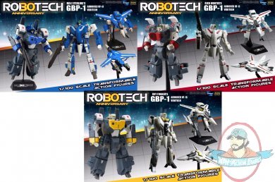 Robotech 30th Anniversary 1/100 Transformable VF-1J Set of 3 GBP-1