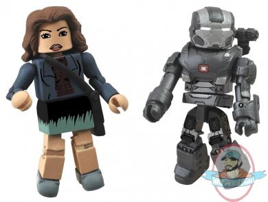 Marvel Minimates Series 49 Iron Man 3 War Machine and Maya Hansen