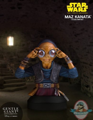 Star Wars Maz Kanata  Mini Bust by Gentle Giant