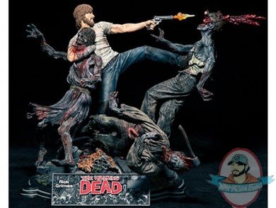 The Walking Dead Rick Grimes 14" Resin Signed Statue by McFarlane