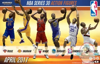 McFarlane NBA Series 30 Set of 6 Action Figures