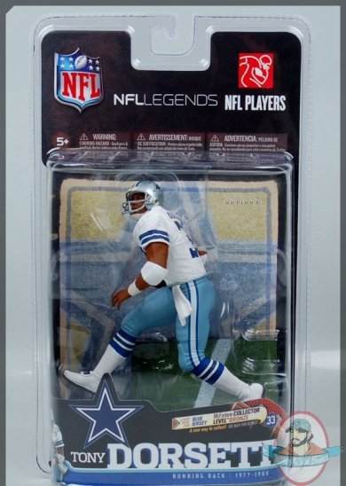 McFarlane NFL Legends Series 6 Tony Dorsett Figure