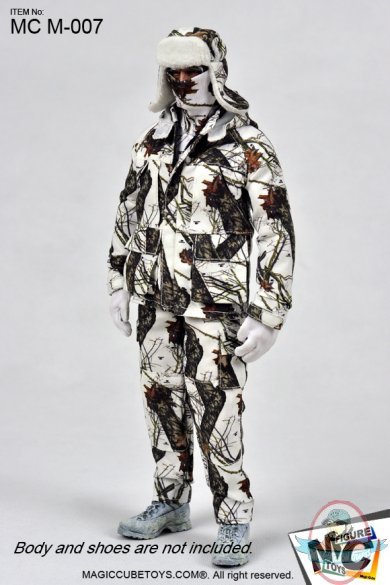 Magic Cube 1/6 Scale MOSSY OAK Winter Camo Outdoor Suit (Men's)