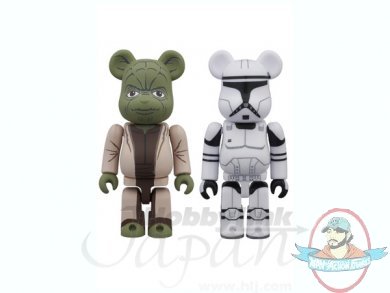 Star Wars Bearbrick Yoda & Clone Trooper Bearbrick Set by Medicom
