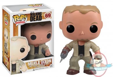 Pop! Television The Walking Dead Series 3 Merle Dixon Funko Damaged 