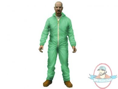 Breaking Bad 6" Previews Exclusive Walter White Blue Hazmat Suit Mezco