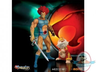 Mega Scale Thundercats 14" Lion-O With Snarf by Mezco