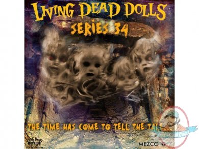 Living Dead Dolls Series 34 Case of 5 by Mezco