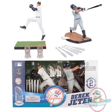 Derek Jeter New York Yankees Commemorative MLB 2 Pack McFarlane