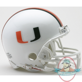 Miami Hurricanes NCAA Mini Authentic Helmet by Riddell