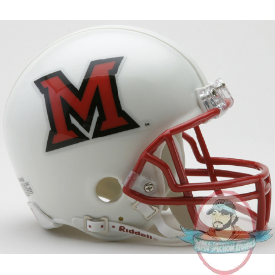 Miami-Ohio Redhawks NCAA Mini Authentic Helmet by Riddell