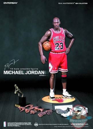 1/6 Masterpiece NBA Michael Jordan #23 Road red Jersey Enterbay RM1042