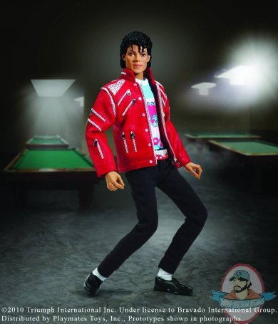  Michael Jackson 10-Inch Beat It Collector Figure Toy by Playmates