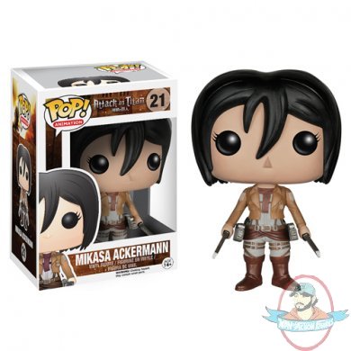 Pop Attack on Titan Mikasa Ackerman Vinyl Funko