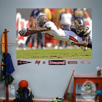 Fathead Mike Williams In Your Face Mural Tampa Bay Buccaneers  NFL