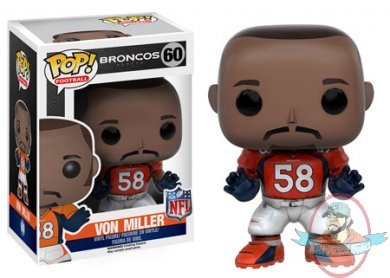 NFL POP! Series 3 Broncos Von Miller #60 Funko Damaged Packaging