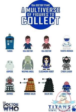 Doctor Who Titans Mini Figures 20 Pieces Display Series 2 Titan
