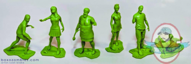 Box-O-Zombies Green Set of 6 mini figures
