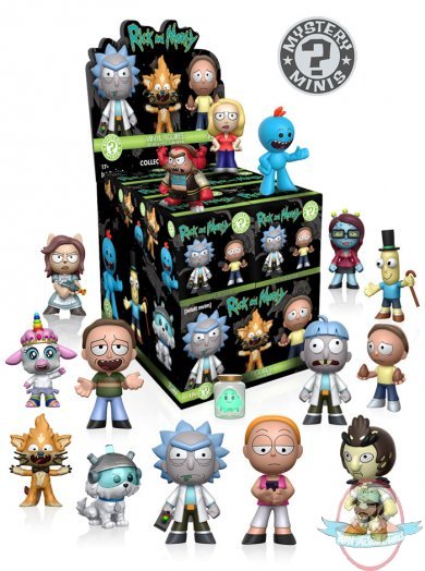 Mystery Minis Rick and Morty Figures Case of 12 pieces by Funko
