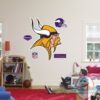 Fathead Fat Head Minnesota Vikings Logo NFL