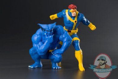 Marvel Universe X‐Men Cyclops & Beast 2 Pack ArtFX + Statue Kotobukiya