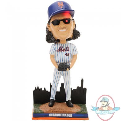 New York Mets Jacob deGrom deGrominator Bobblehead Forever 