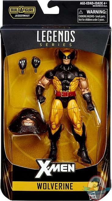 X-Men Marvel Legends Juggernaut Series Wolverine Figure Hasbro