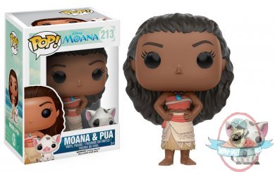 Pop! Disney Moana :Moana & Pua Vinyl Figure #213 by Funko