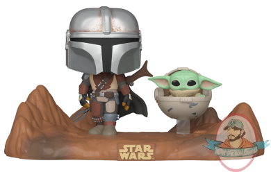 Pop! Moments Star Wars Mandalorian :Mandalorian & Child Figure Funko