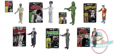Universal Monsters ReAction Set of 7 3 3/4-Inch Retro Action Figures