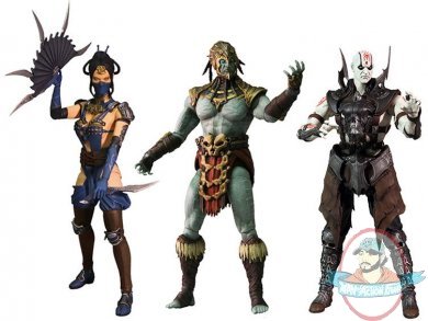 Mortal Kombat X 6" Figure Series 2 Set of 3 Mezco