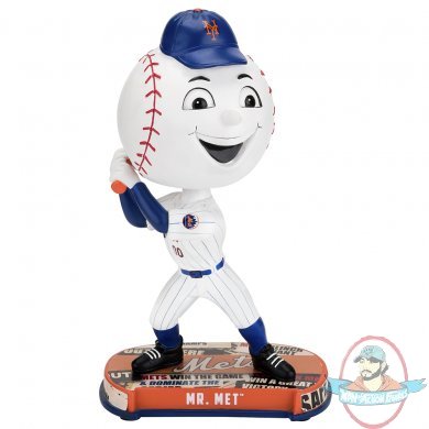 MLB 2017 Mr. Met New York Mets BobbleHead Forever 
