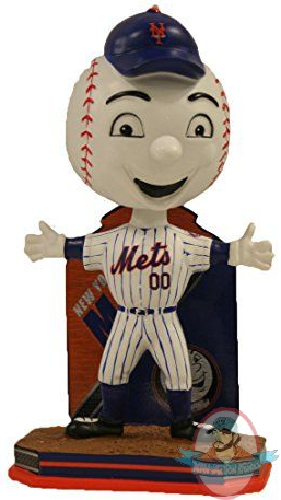 Mr. Met NY Mets Mascot 2016 MLB Name and Numer BobbleHead Forever JC