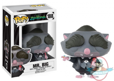 Pop! Disney Zootopia Mr. Big #188 Vinyl Figure Funko
