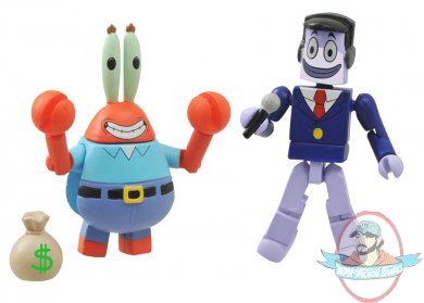 Mr. Krabs & Perch Perkins SpongeBob Squarepants Minimates 2 Pack