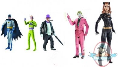 Batman Classics 1966 TV Series Set of 5 Action Figures by Mattel